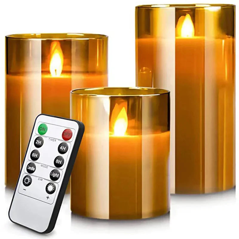 Batterljus med timer