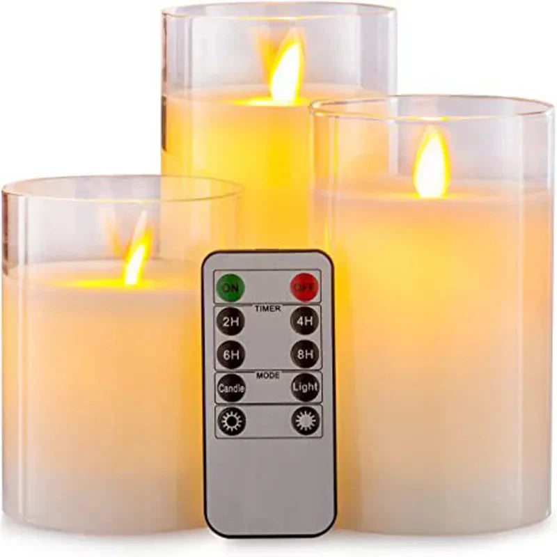 Batterljus med timer
