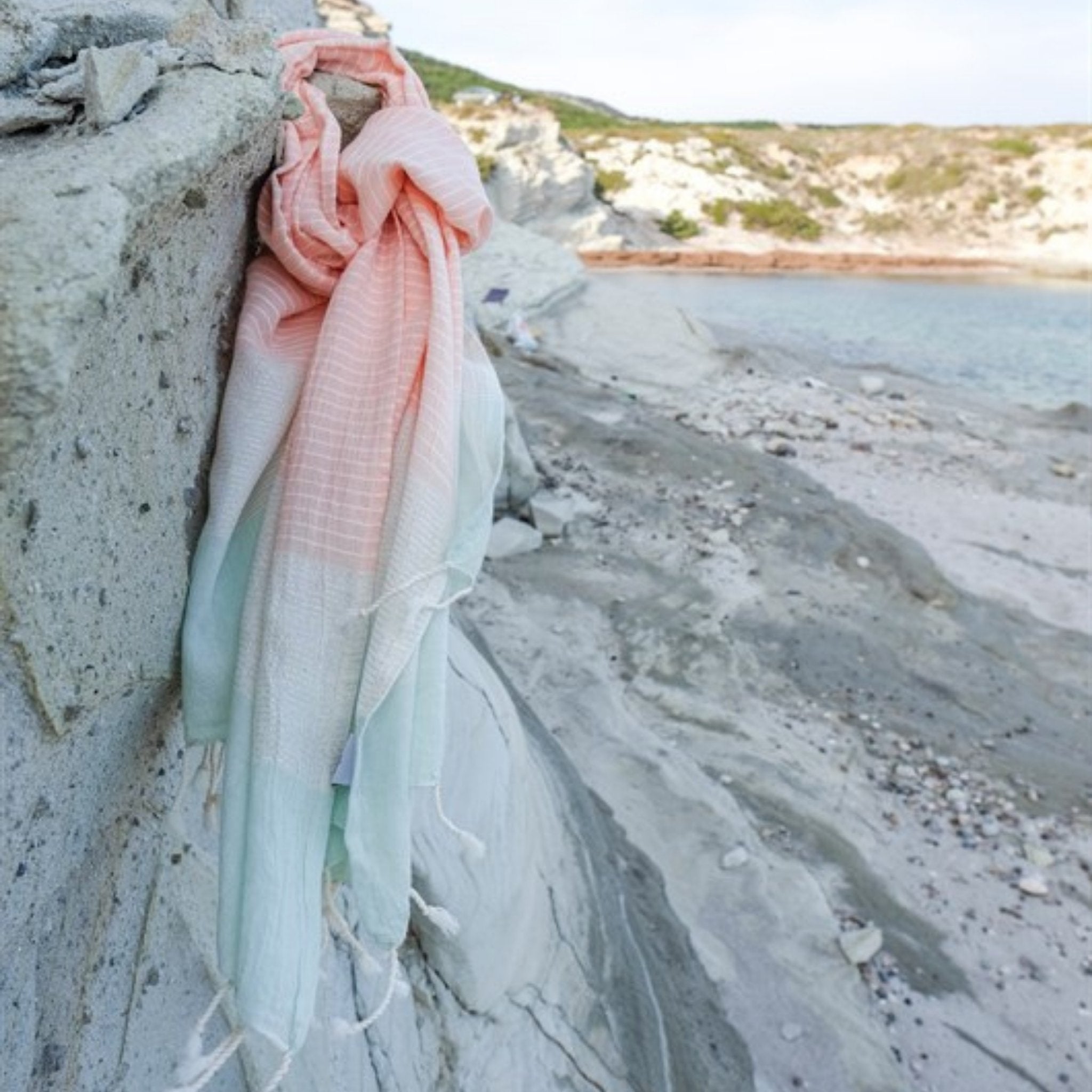 Tunn Strandhandduk & Sarong Sky – Lätt och Snabbtorkande