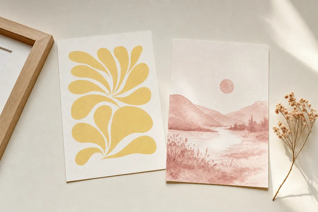 Exempel på posterkombination